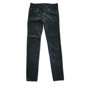 Kut From The Kloth Pants Womens Size 2 Solid Gray Diana Skinny Micro Corduroy